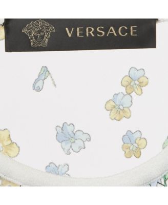 Women's White Floral Print Mesh And Knit Flared Midi Dress