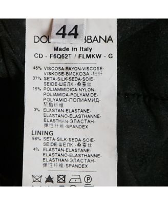 Women's Black Lace And Polka Dot Print Silk Mini Dress