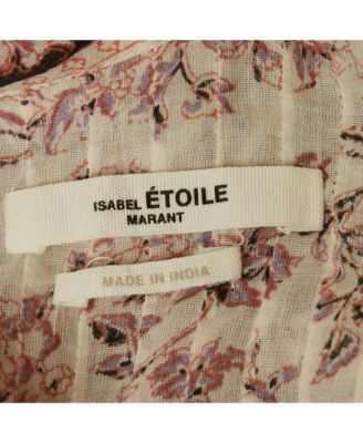 Women's Etoile Pink Printed Cotton Pleated Midi Dress