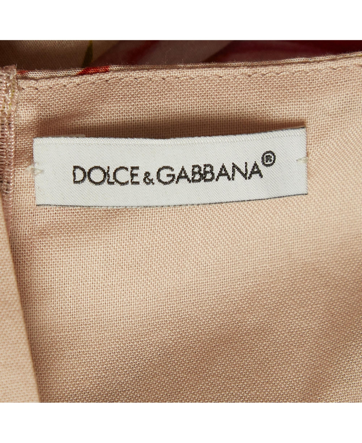 Pre-Owned Dolce & Gabbana Women's Pink Floral Printed Cotton Poplin