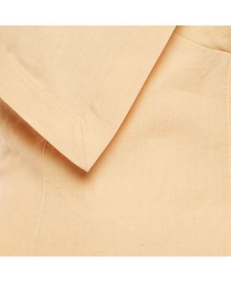 Women's Beige Linen La'amour Mini Dress