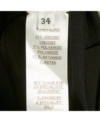 Women's Black Knit Lace-Up Long Sleeve Mini Dress