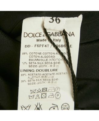 Women's Black/grey Striped Cotton Blend Mini Dress