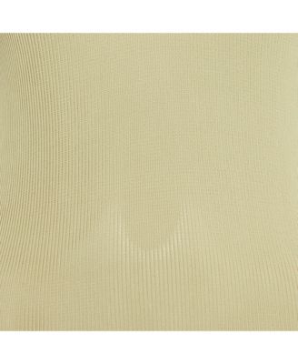 Women's Sage Green Stretch Knit Midi Dress