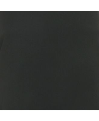 Women's Black Crepe Crisscross Detail Mini Dress