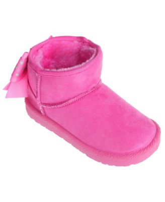 Girls' Toddler 5T-10T Bow Detail Winter Boots