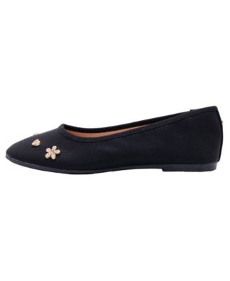 Girls' 1-13 Sparkly Slip-On Ballet Flats