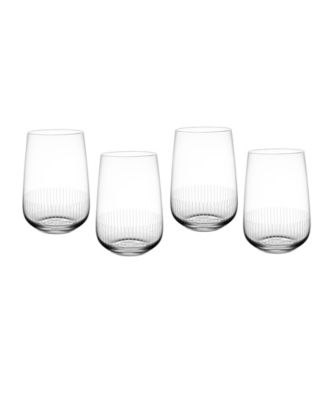 Villeroy & Boch - Afina Stemless Wine Glasses, Set of 4