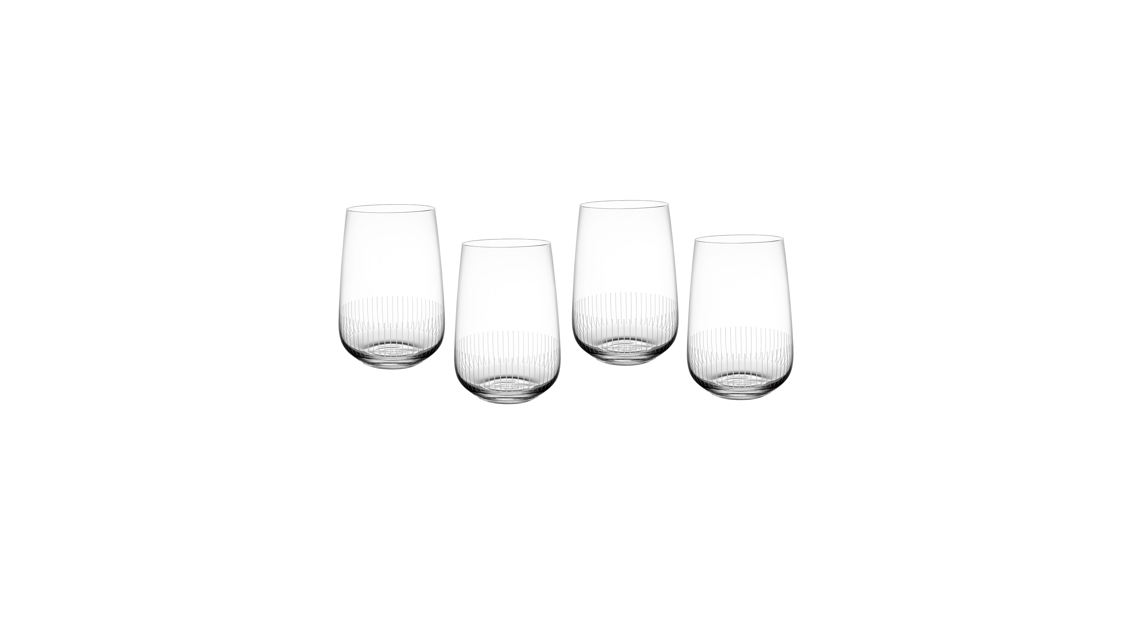 Villeroy & Boch Afina Stemless Wine Glasses, Set of 4