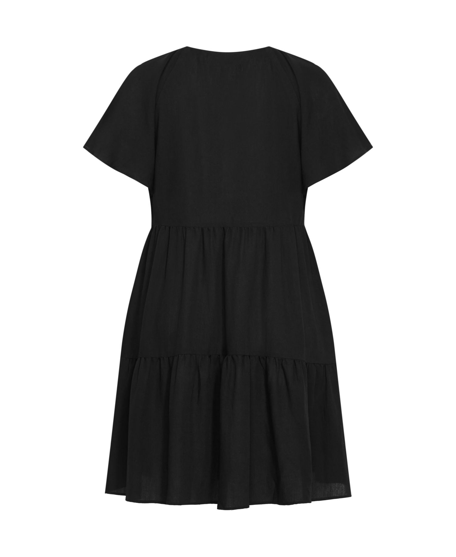 Plus Size Frill Mini Dress