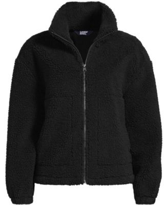 Women's Shearling Zip Front Fleece Jacket