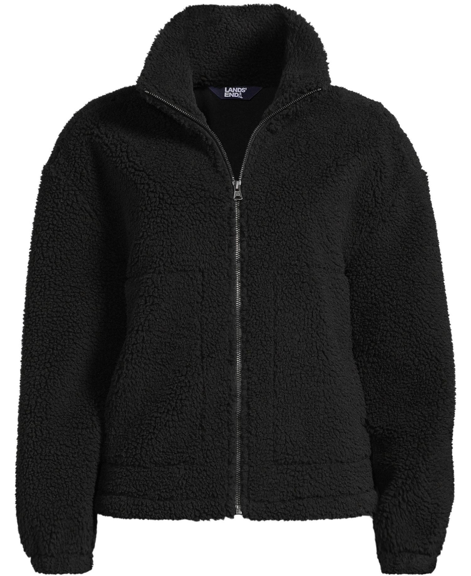 Women's Faux Shearling Zip Front Fleece Jacket
