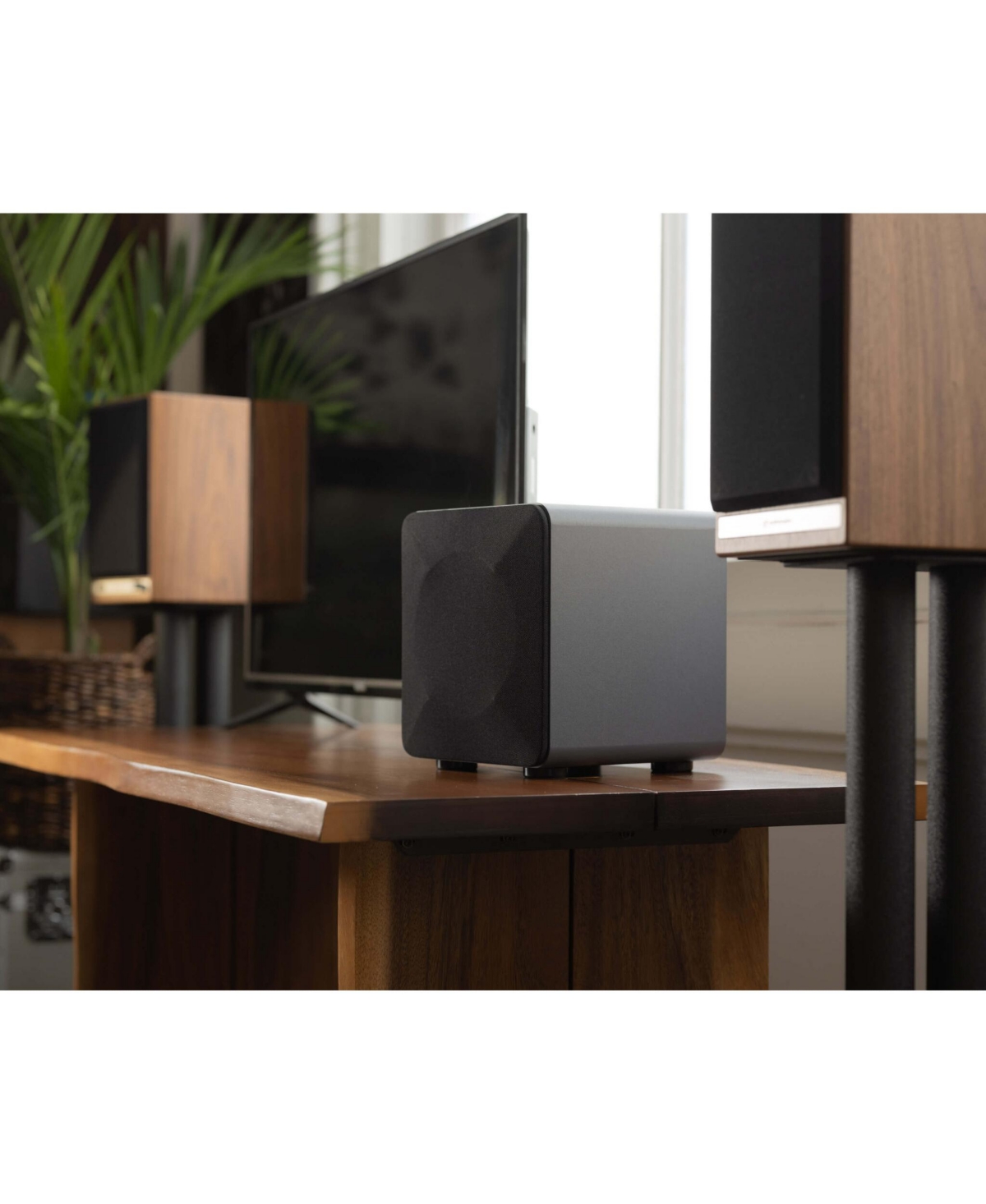 HD4 Black Home Music System with S6 Subwoofer