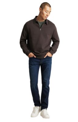 Men's Jake Slim Leg In Midnight Brushed Feather Denim
