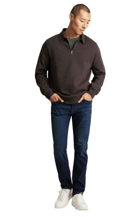 Мужские джинсы Mavi Jeans Jake Slim Leg In Midnight Brushed Feather Denim, цвет: Полуночный синий