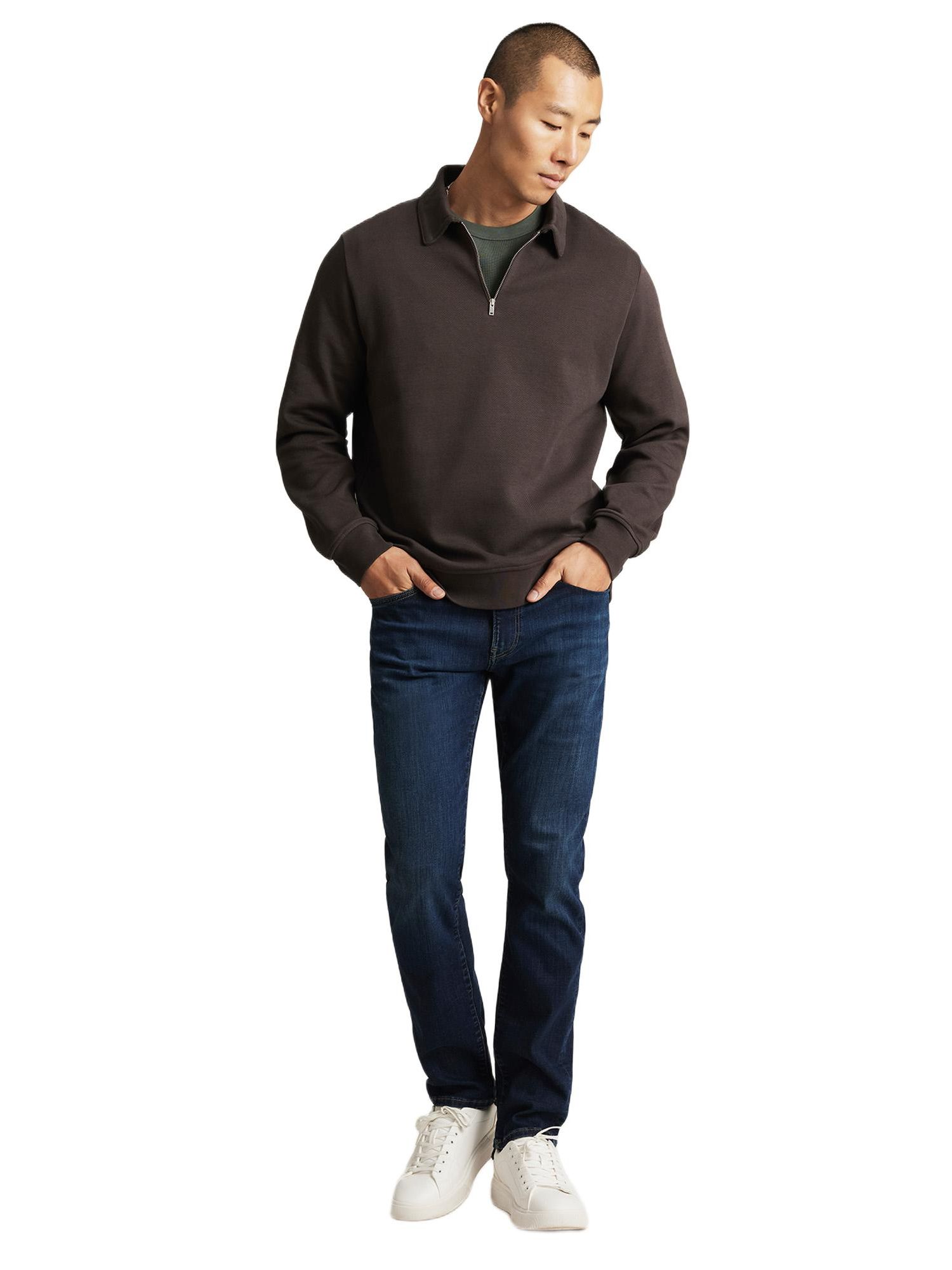 Men's Jake Slim Leg In Midnight Brushed Feather Denim