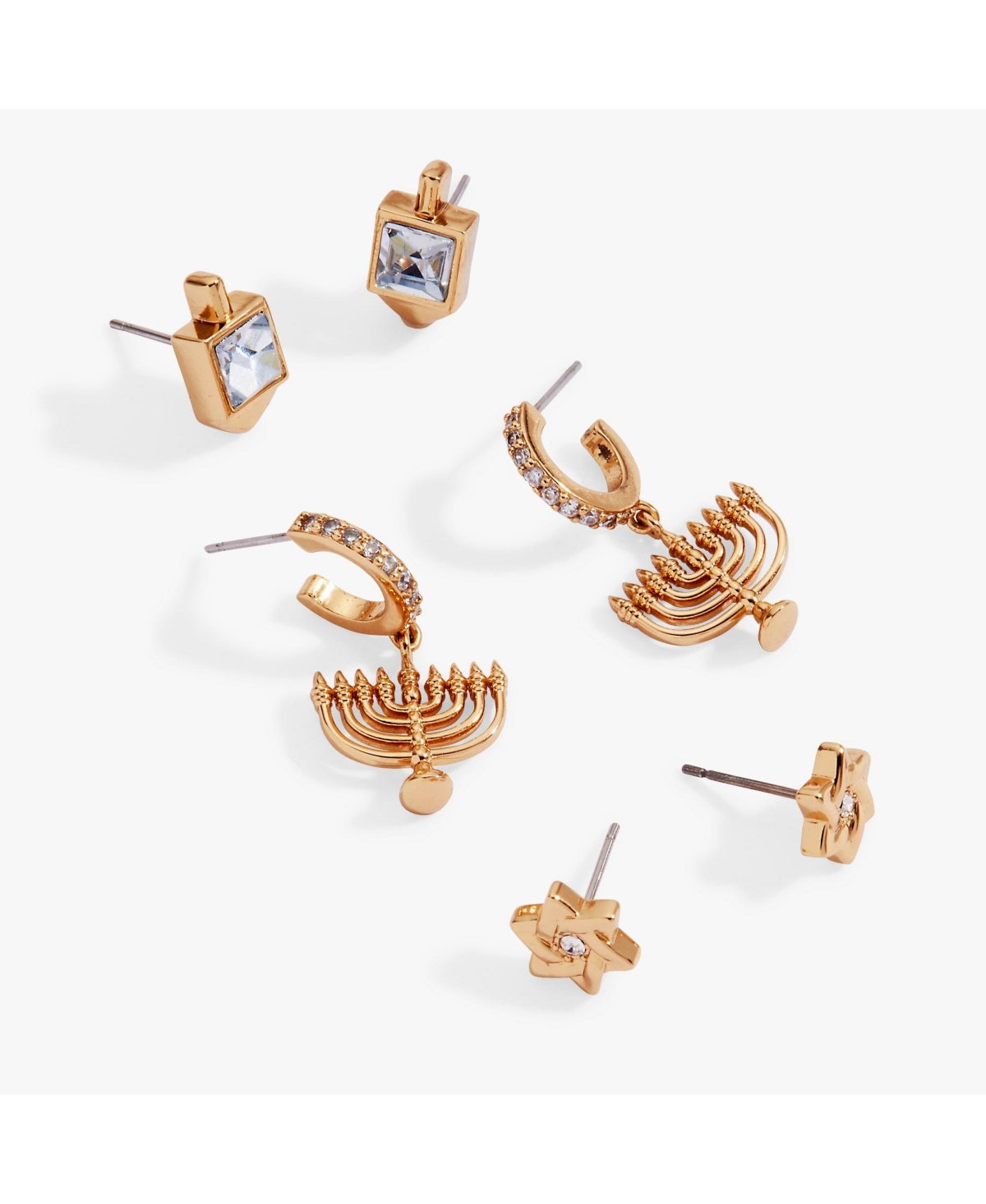 Hanukkah Earring Stud Set