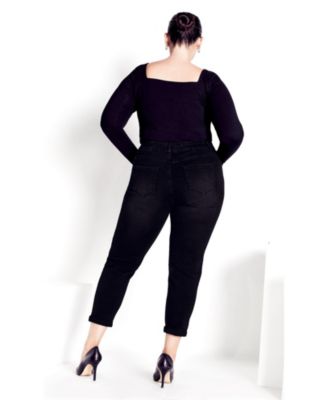 Women's Tall Denim Girlfriend Stretch Jean