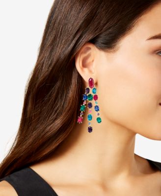 Multi-Stone Statement Earrings