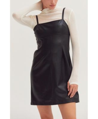 Women's Odalis Leather Mini Dress