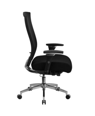 24/7 300 lb. Rated High Back Swivel Seat Slider Lumbar Ergonomic Office Chair