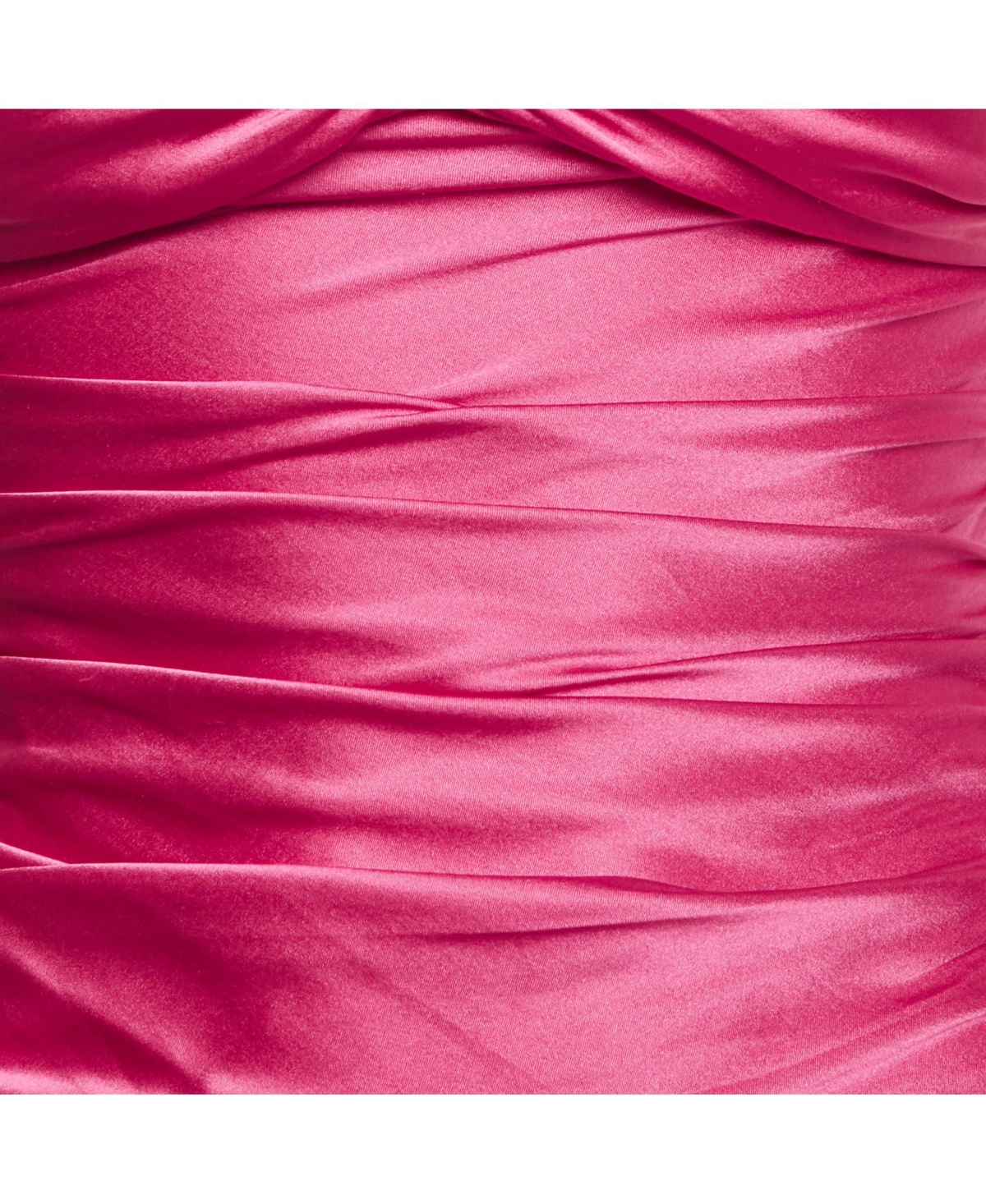 Pre-Owned Dolce & Gabbana Women's Pink Satin Ruched Halter Neck Top