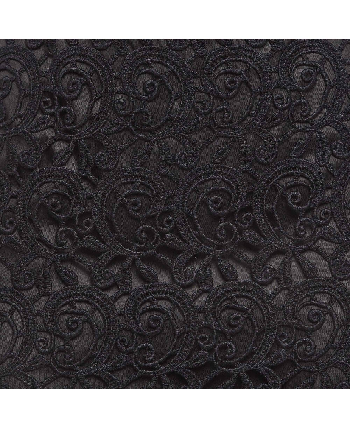 Pre-Owned Burberry Women's Black Lace Pencil Midi Skirt