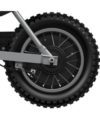 MX400 Dirt Rocket 24V Electric Toy Motocross Motorcycle Dirt Bike, Black