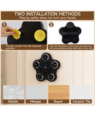 Smart Kids Boxing Machine with Free Gloves, Music and Light Effects for Home Fitness Fun