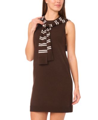 Women's Cardigan Overlay Short Sweater Dress