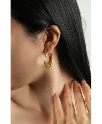 Retro Small Hoop Earrings