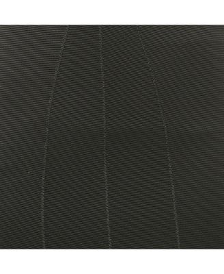 Women's Black Textured Stretch Crepe Knee-Length Skirt