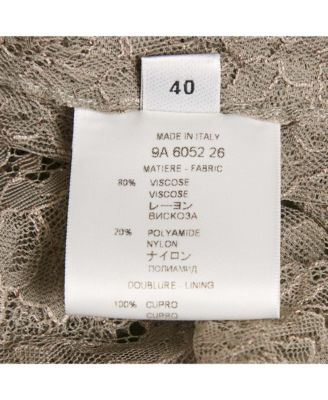 Women's Floral Lace Sheer Shirt