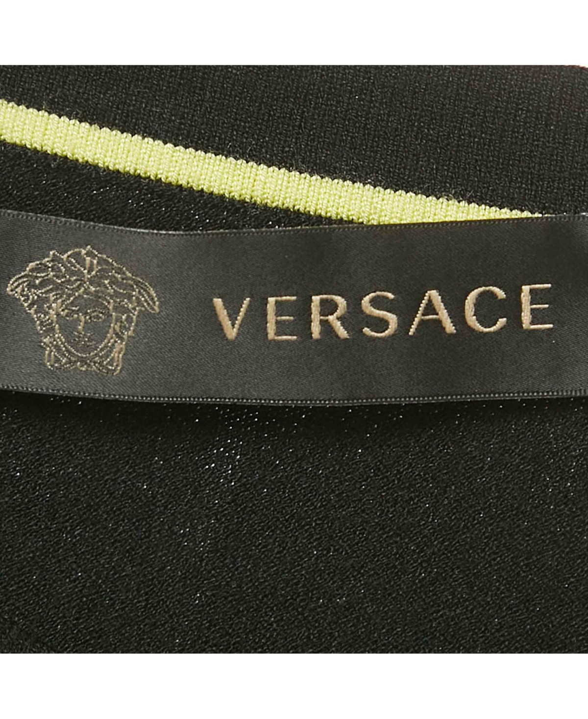 Pre-Owned Versace Women's Black Knit Cut