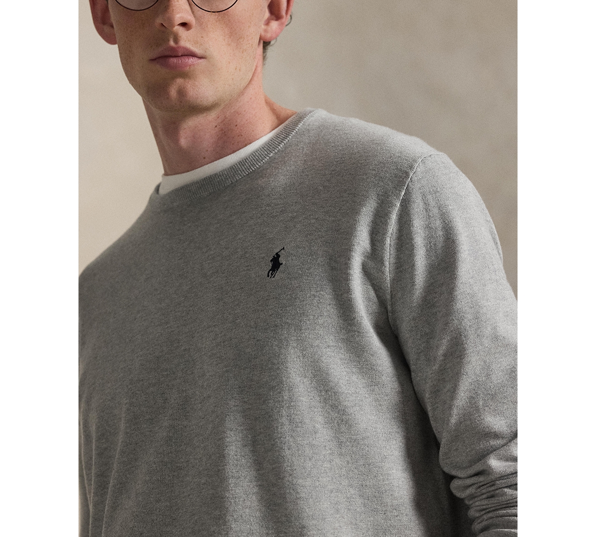 Polo Ralph Lauren Men's Pima Regular-Fit Crewneck Sweater