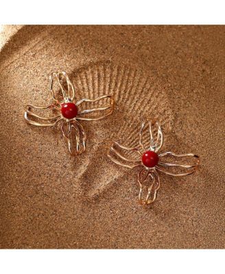 Women's The Arachnid-Flora Statement Earrings - California Gold