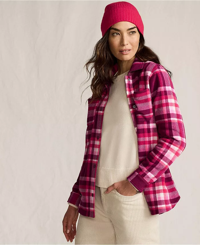 Women's Print Anyweather Fleece Shirt Jacket - thumbnail 8
