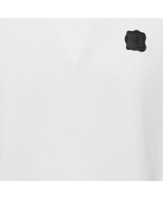 Men's Logo Plaque Jersey Crew Neck T-Shirt