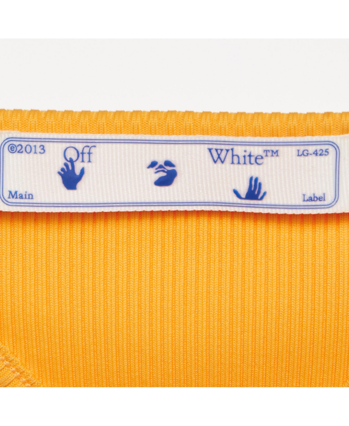 Pre-Owned Off-White Women's Basic Lux Rowing Crop Tank Top