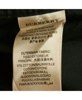 Men's Black Cotton Long Sleeve Shirt