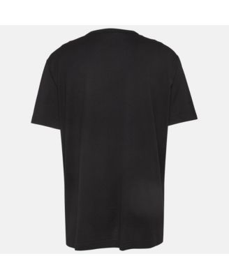 Men's Embroidered Cotton Knit Crew Neck T-Shirt