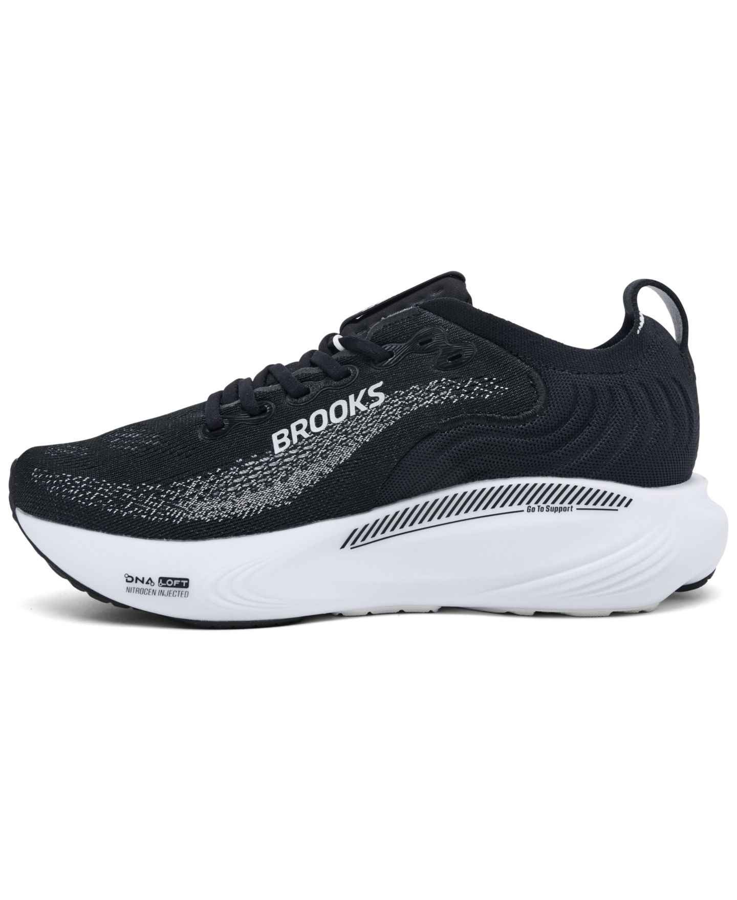 Женские кроссовки Brooks Adrenaline GTS 25 Running, цвет: Чёрный / Серый — фото 2
