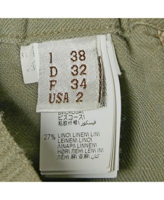 Women's Grey Linen Blend Pants