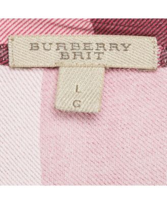 Women's Brit Pink Plaid Modal Jersey Top