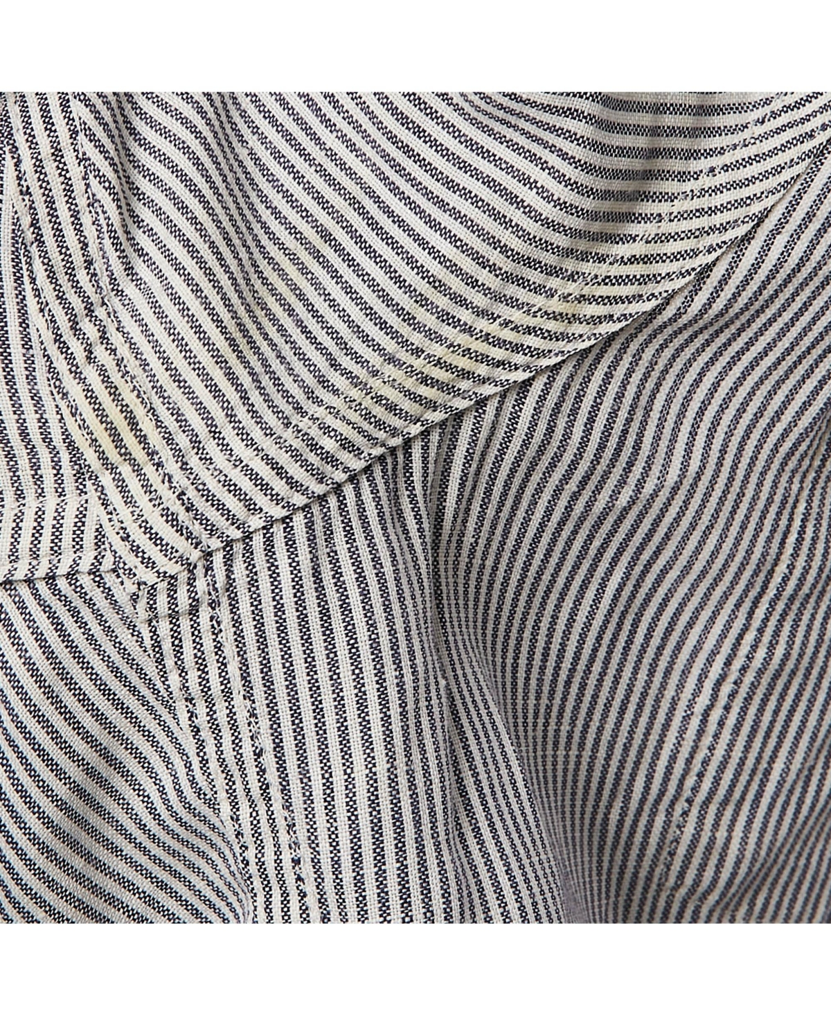 Pre-Owned Dolce & Gabbana Men's Grey Stripe Cotton Button Front Shirt