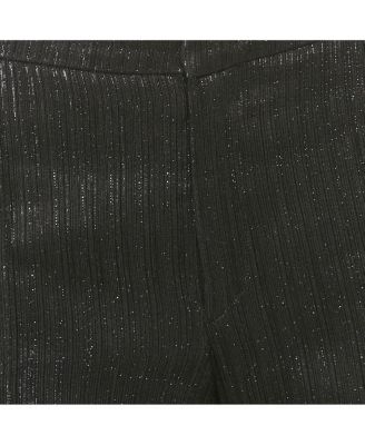 Women's Black Lurex Trousers