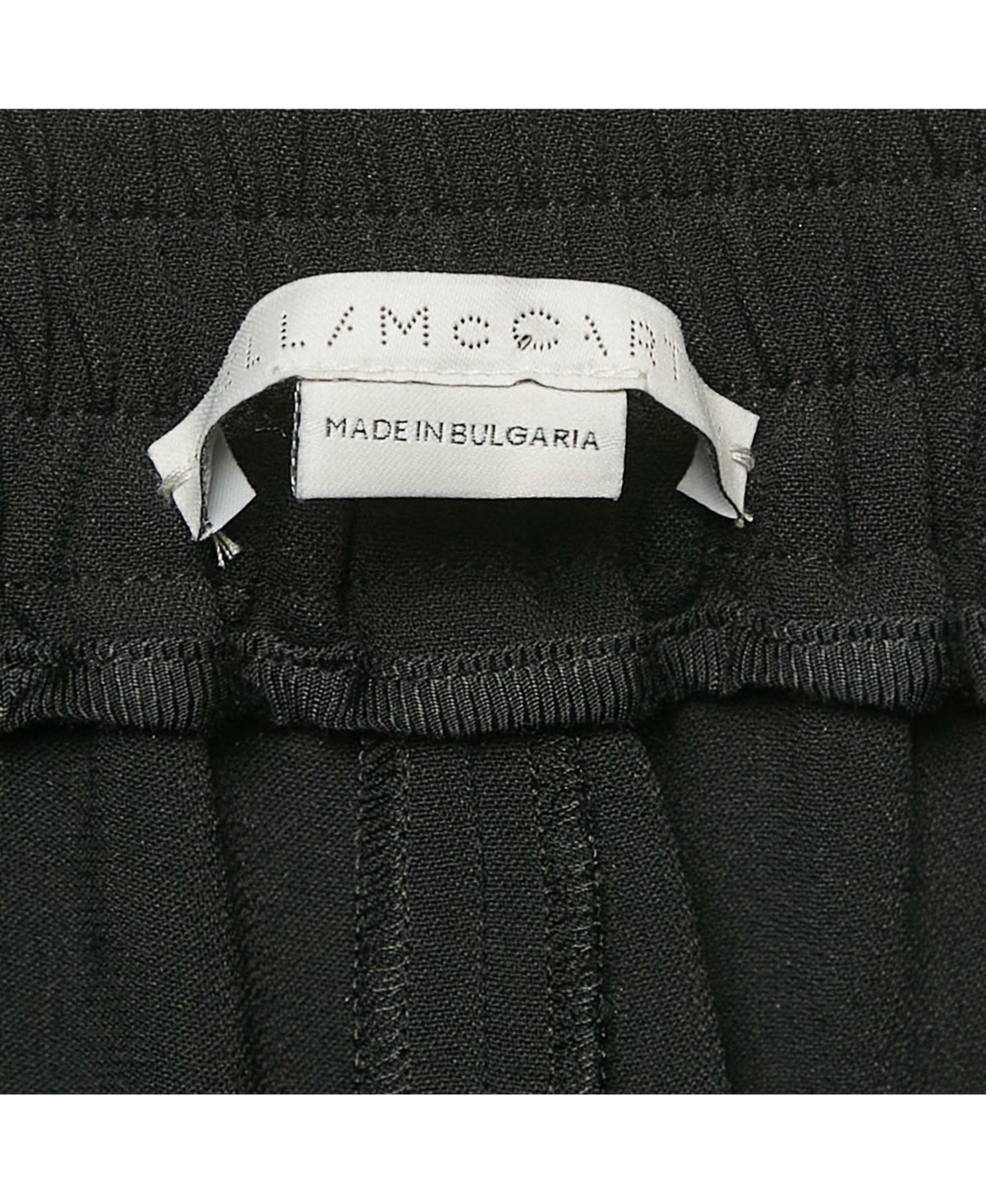 Pre-Owned Stella Mccartney Women's Black Crepe Lace Trimmed Trousers