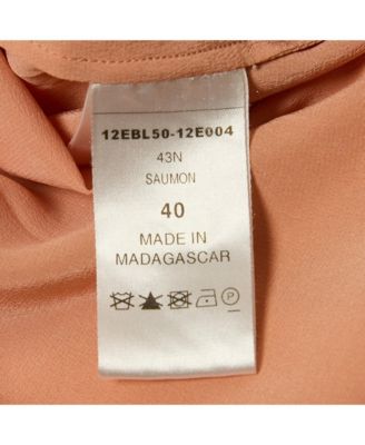 Women's Pre-Owned Chlo&eacute Pink Silk Pleated Top