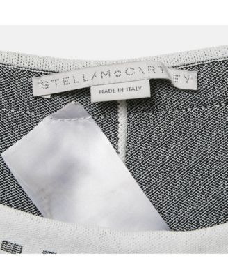 Women's White Plaid Knit Trousers