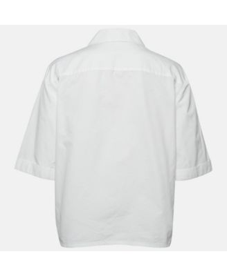 Women's Embroidered Cotton Short Sleeves Shirt